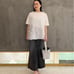 United Arrows Cut Jacquard Tunic Blouse
