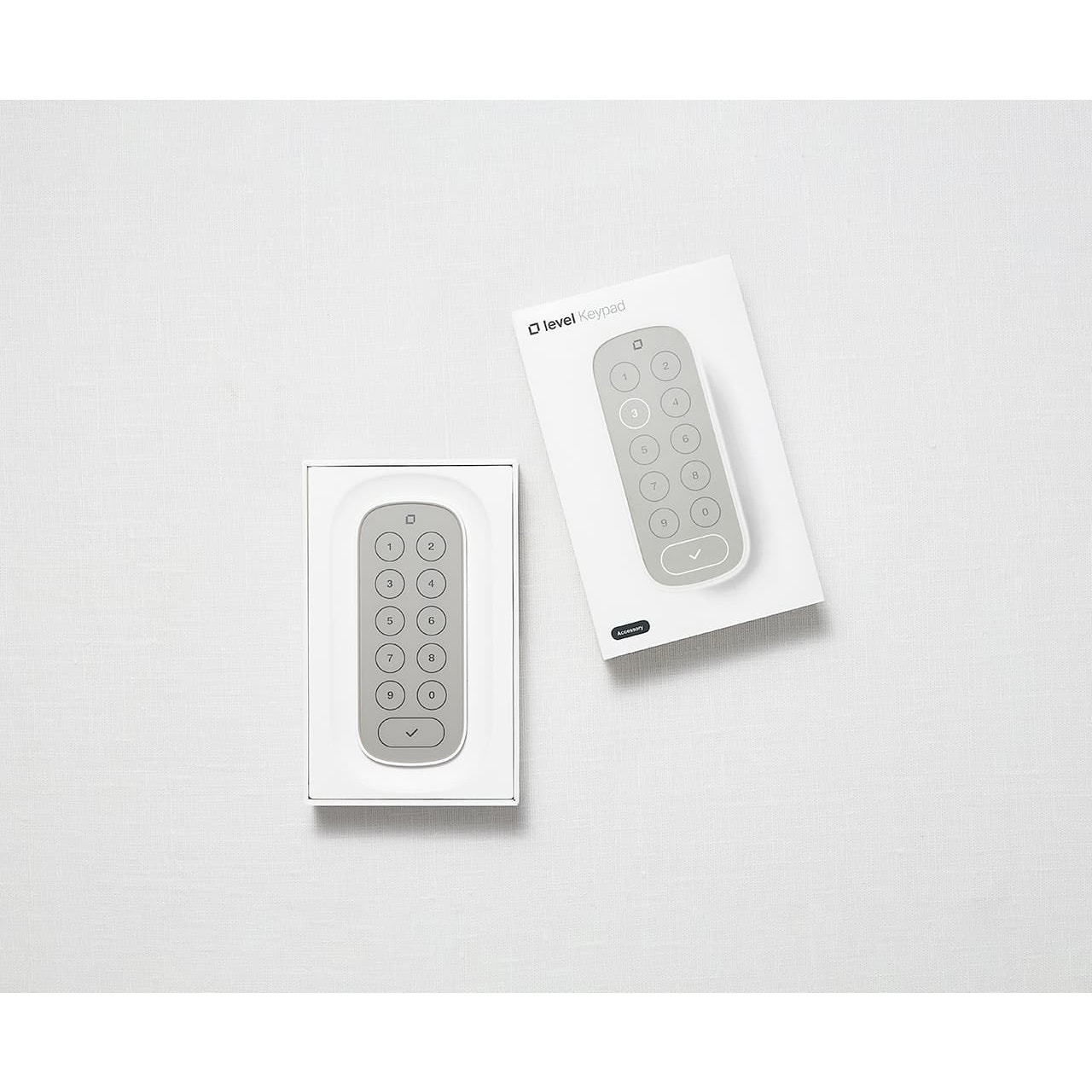 New Sealed Level Keypad Smart Lock Accessory - White/Gray ‎C-K11U