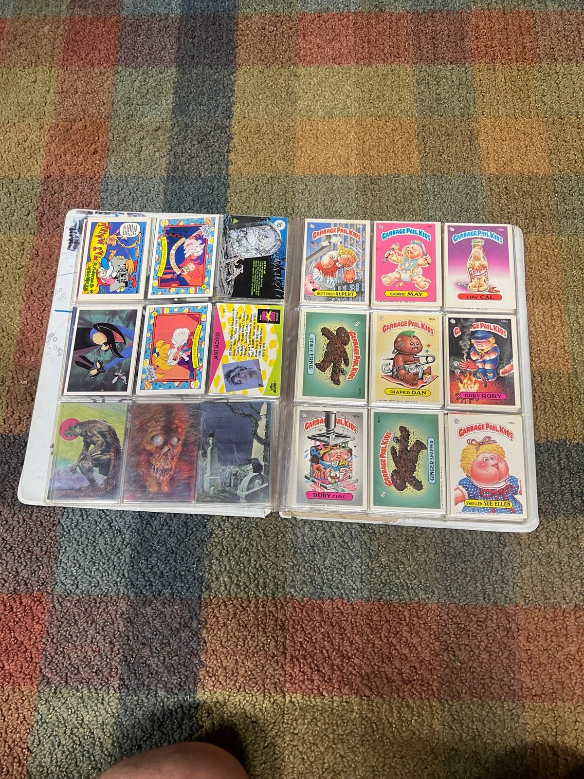 gpk garbage pail kids stickers card lot, error card included