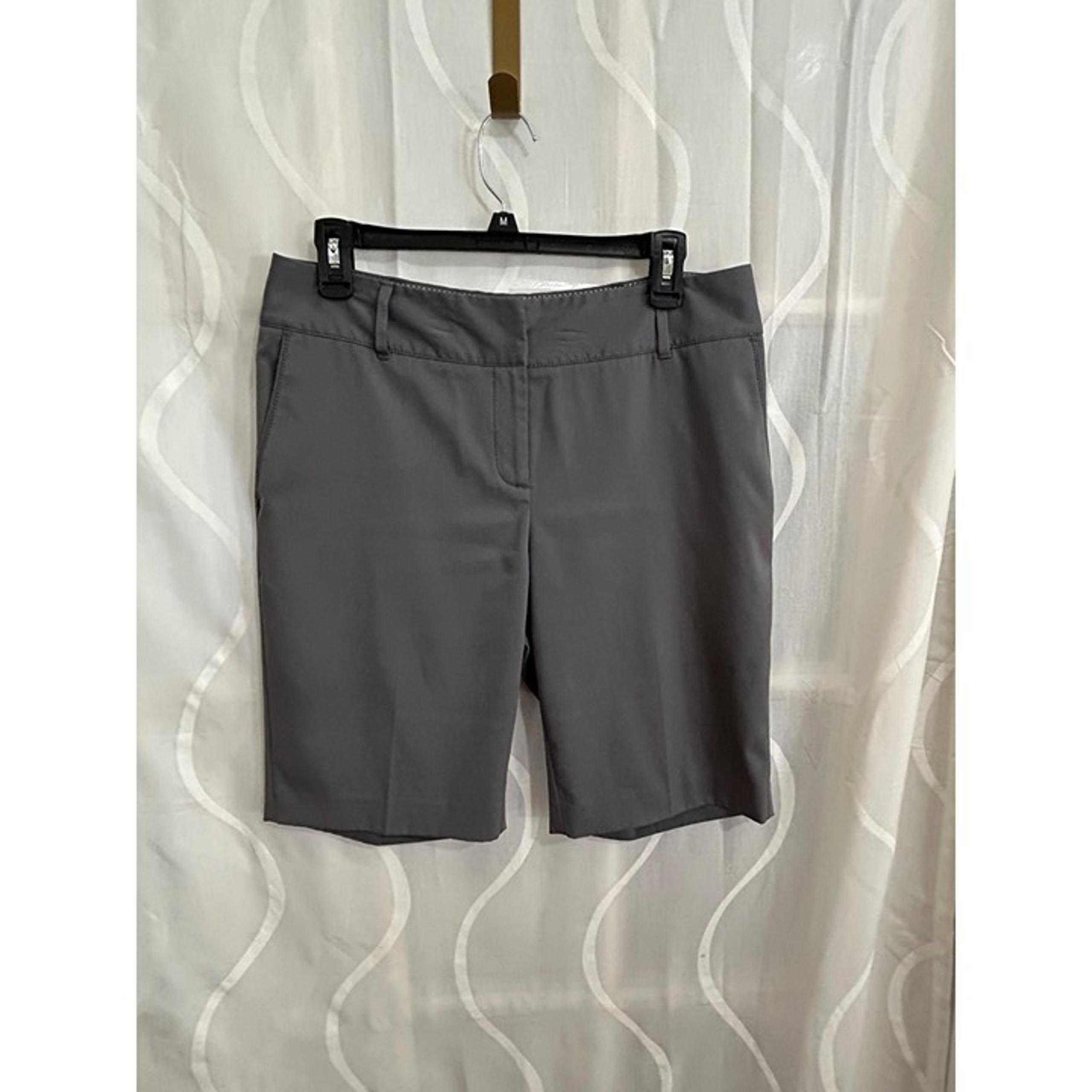 Annika, Cutter & Buck, Gray Bermuda Shorts, Size 8