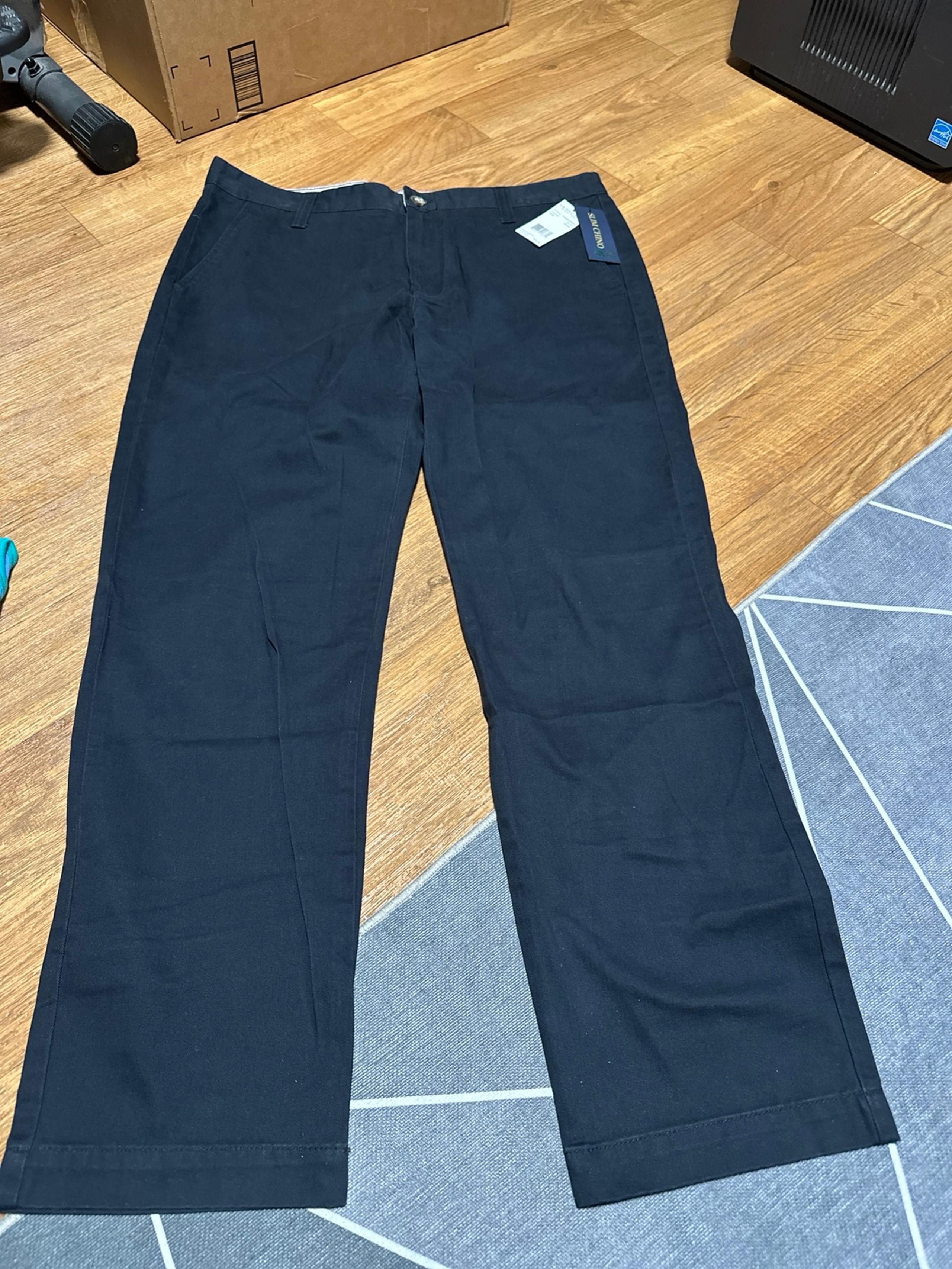 US polo assn. slim black chino pants for men’s 36x30