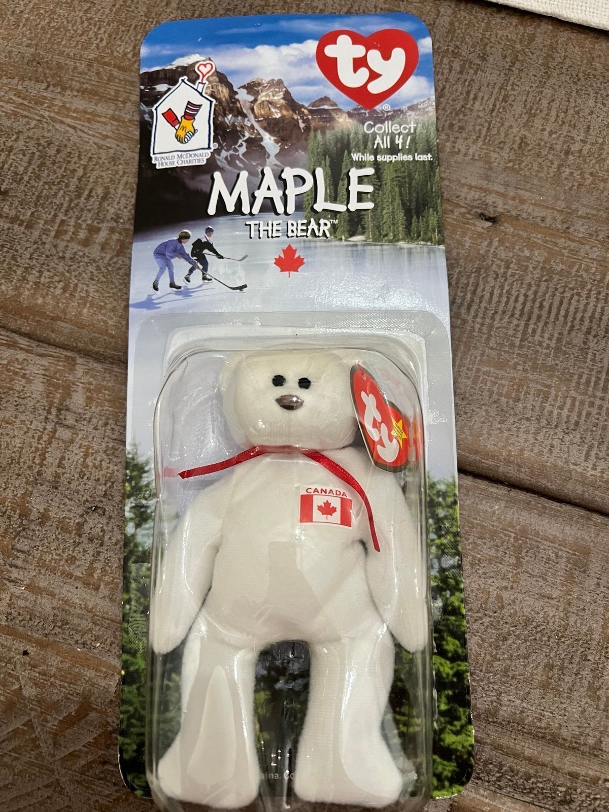 Ty Beanie Babies Maple The Bear-VINTAGE & RARE WITH MULTIPLE ERRORS-McDonald’s