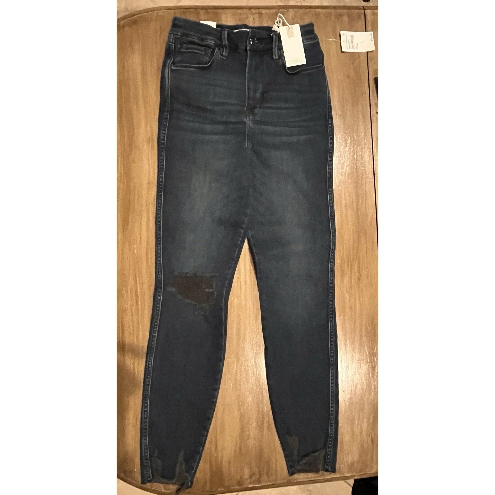Good American Good Curve Skinny Jeans BLUE 859 ~ Size 2 / 26 Retail 155