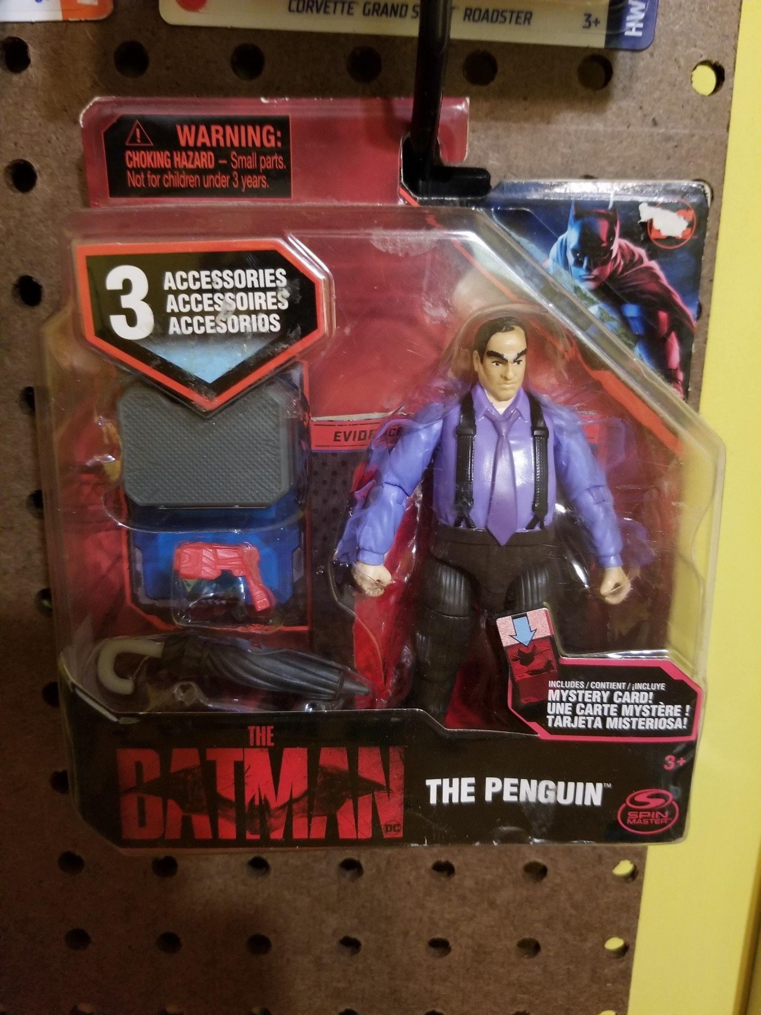 2021 Spin Master The Batman:  The Penguin NIP DC 4 Inch Action Figure