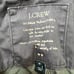 J.Crew Relaxed Boyfriend Field Jacket Army Green Cargo Gold Buttons Size XS