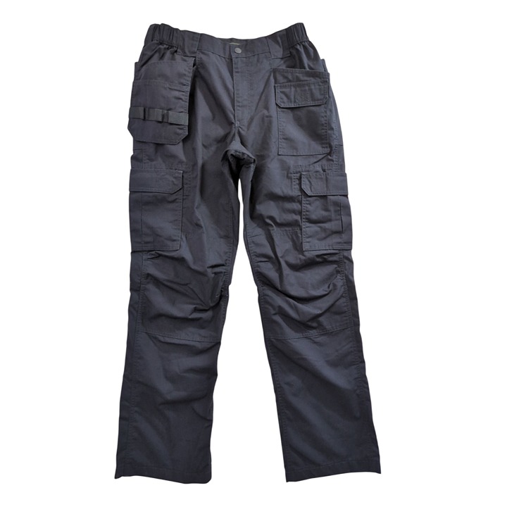 Workwear Outfitters Lands End Cargo Pants Mens 36 Blue Utility Tactical Workwear