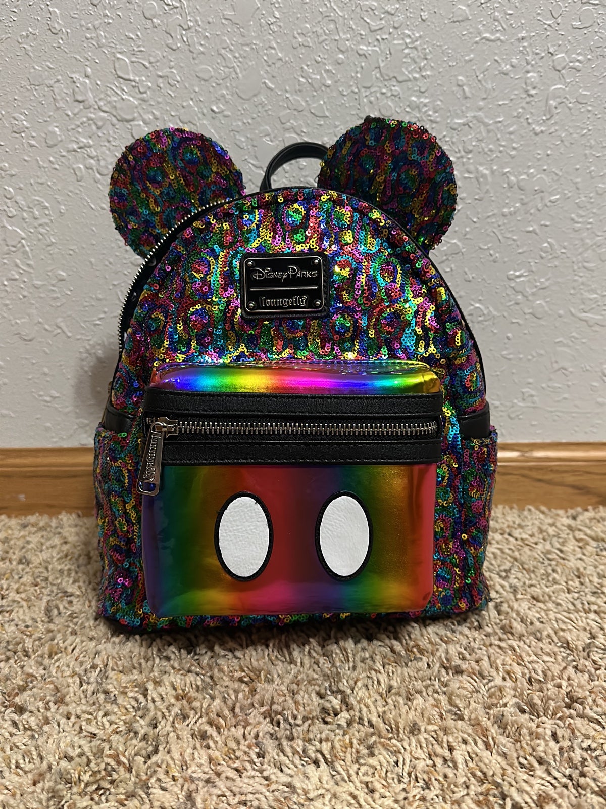 NWT sale Disney rainbow loungefly
