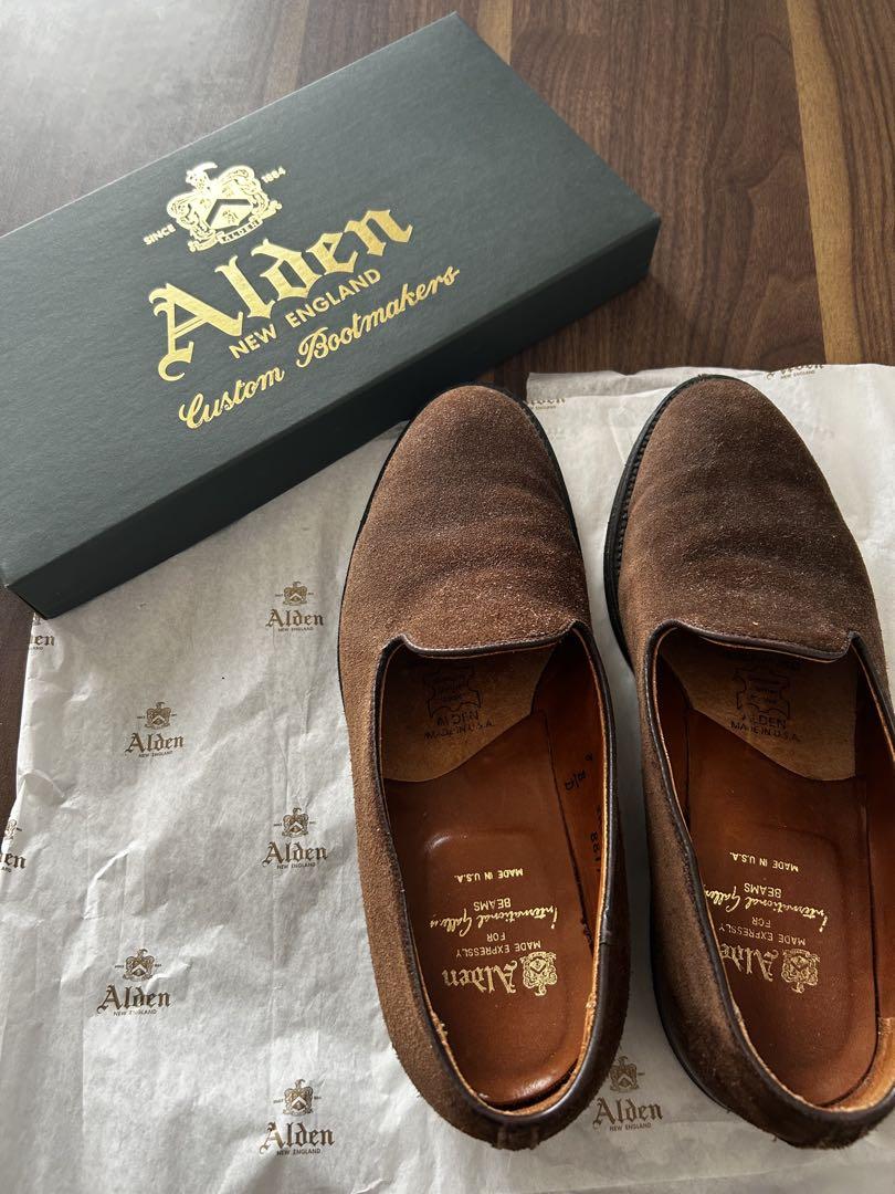 Alden Suede Slip-on 8B