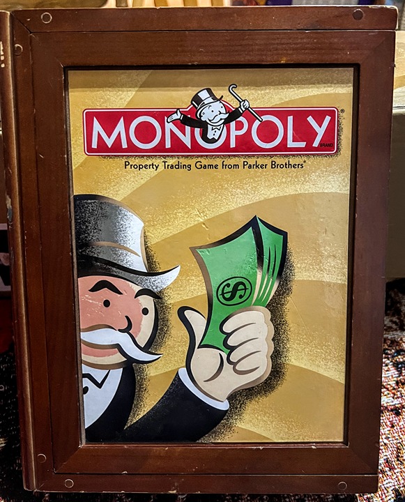 Monopoly Wooden Parker Brothers Set Used.