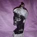 Mid Century Modern Frank Schirman Exotic Black Hawaiian Coral Lady Table Lighter