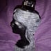 Mid Century Modern Frank Schirman Exotic Black Hawaiian Coral Lady Table Lighter