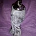 Mid Century Modern Frank Schirman Exotic Black Hawaiian Coral Lady Table Lighter