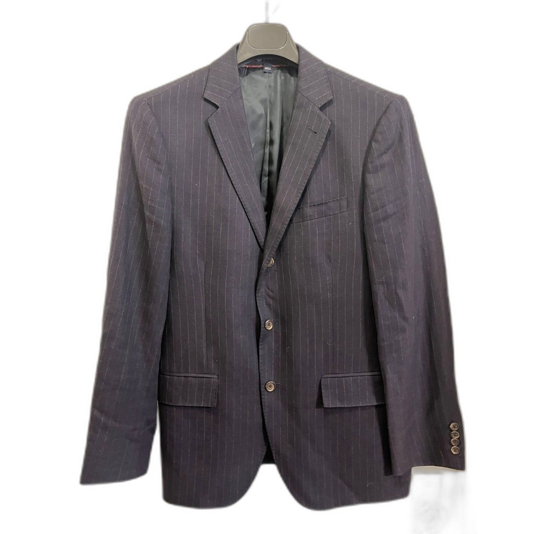 J. CREW Blue Lightweight Stripe Sports Blazer Jacket Mens Size 38R