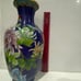Asian Antique Vintage Blue Floral Flower Vase Chinese Rare
