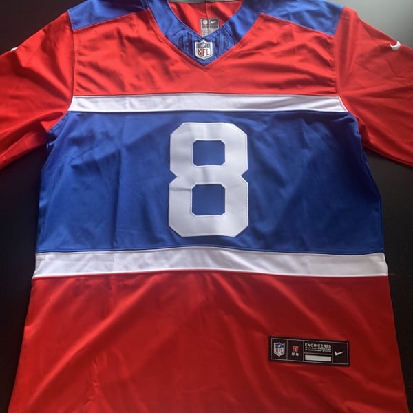 Daniel Jones New York Giants Men's Nike NFL Game Jersey