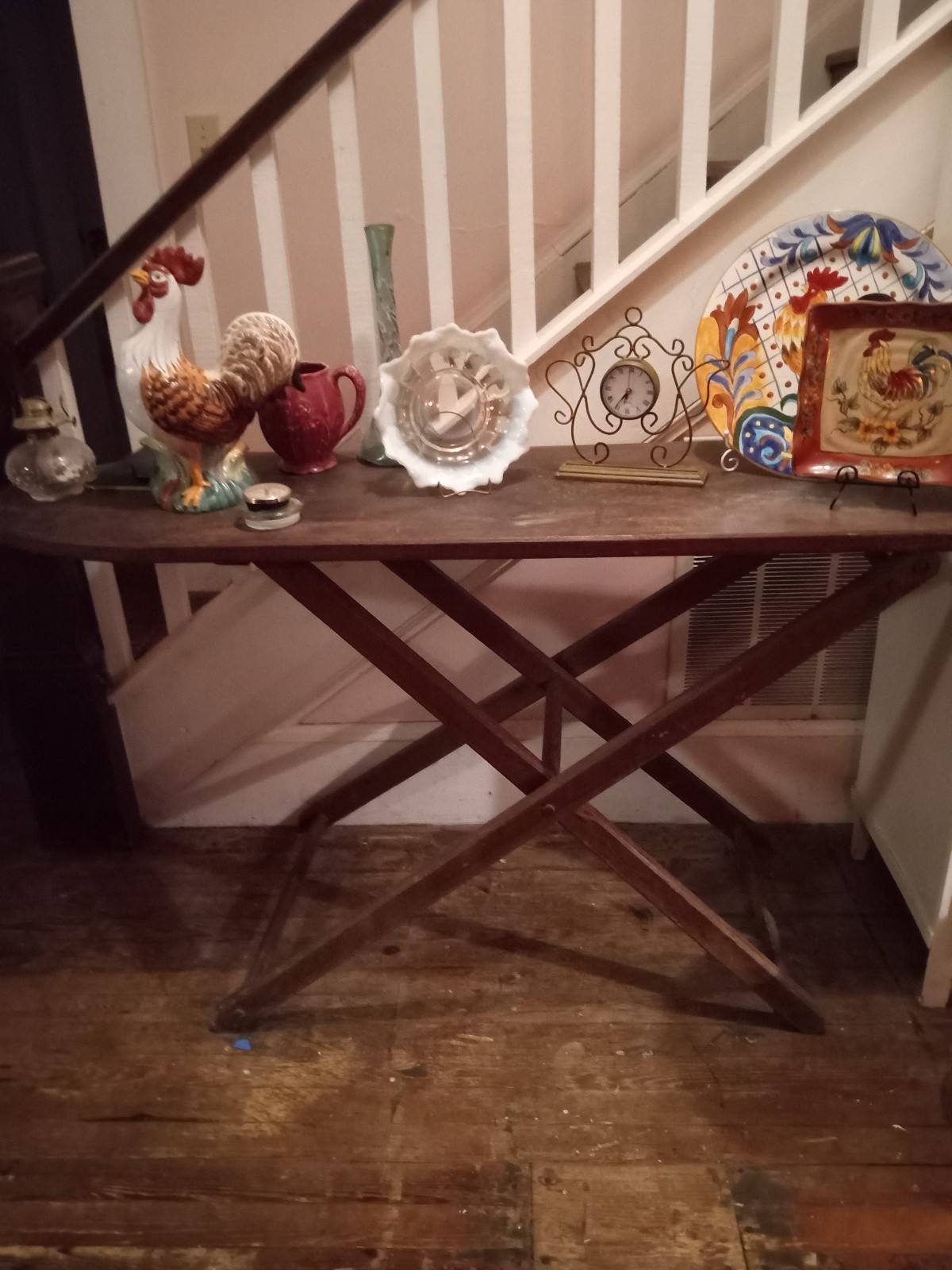 Wooden ironing board