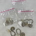 Vintage Twos Company 1 Brass w Bead Prisms for Chandlier Lamp