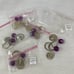 Vintage Twos Company 1 Brass w Bead Prisms for Chandlier Lamp
