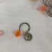 Vintage Twos Company 1 Brass w Bead Prisms for Chandlier Lamp