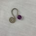 Vintage Twos Company 1 Brass w Bead Prisms for Chandlier Lamp