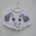 Handmade Women's Short - Embroidered Short with Shipibo Conibo Designs Peruvian