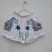 Handmade Women's Short - Embroidered Short with Shipibo Conibo Designs Peruvian
