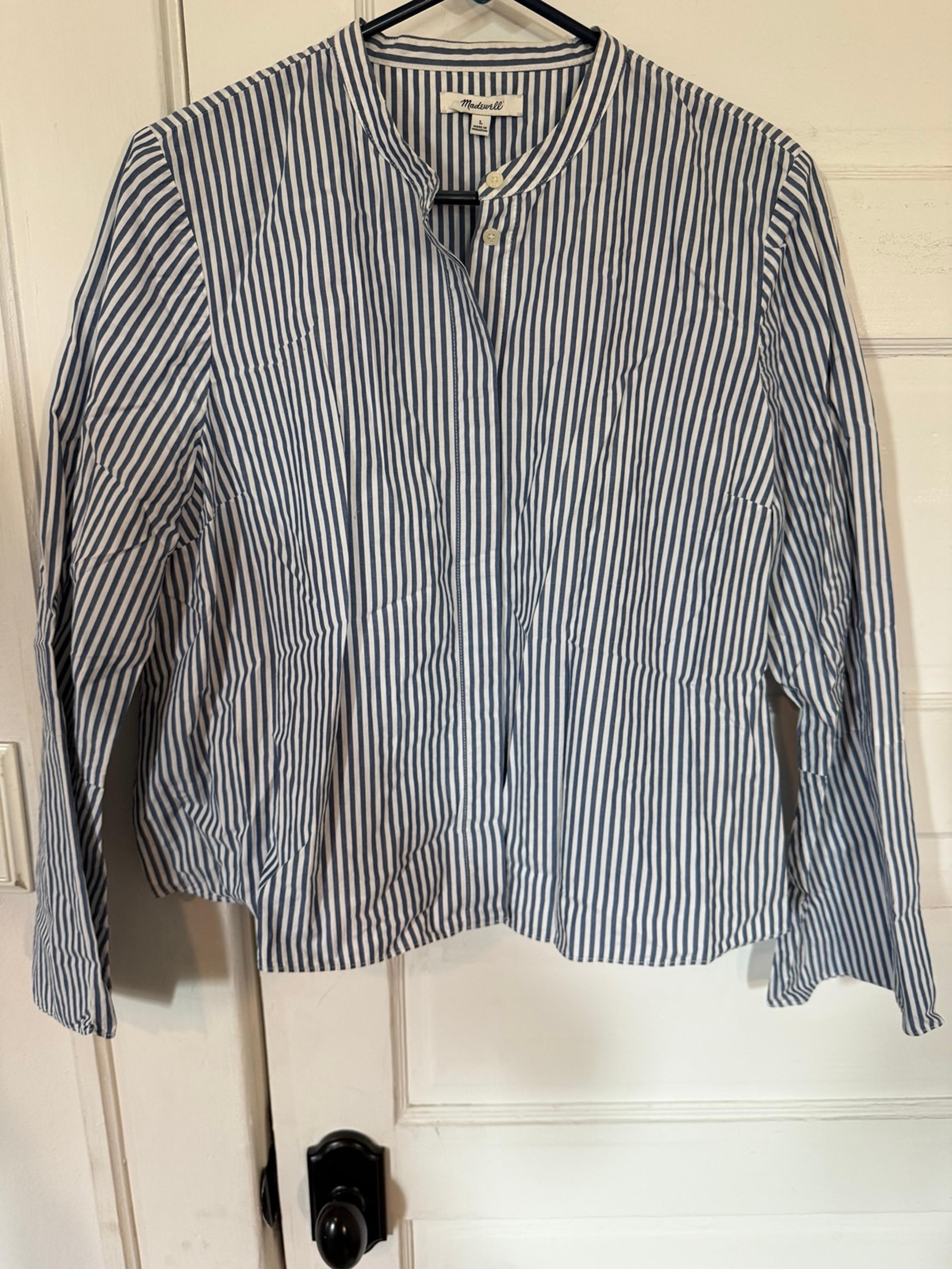 Madewell button down blouse size large