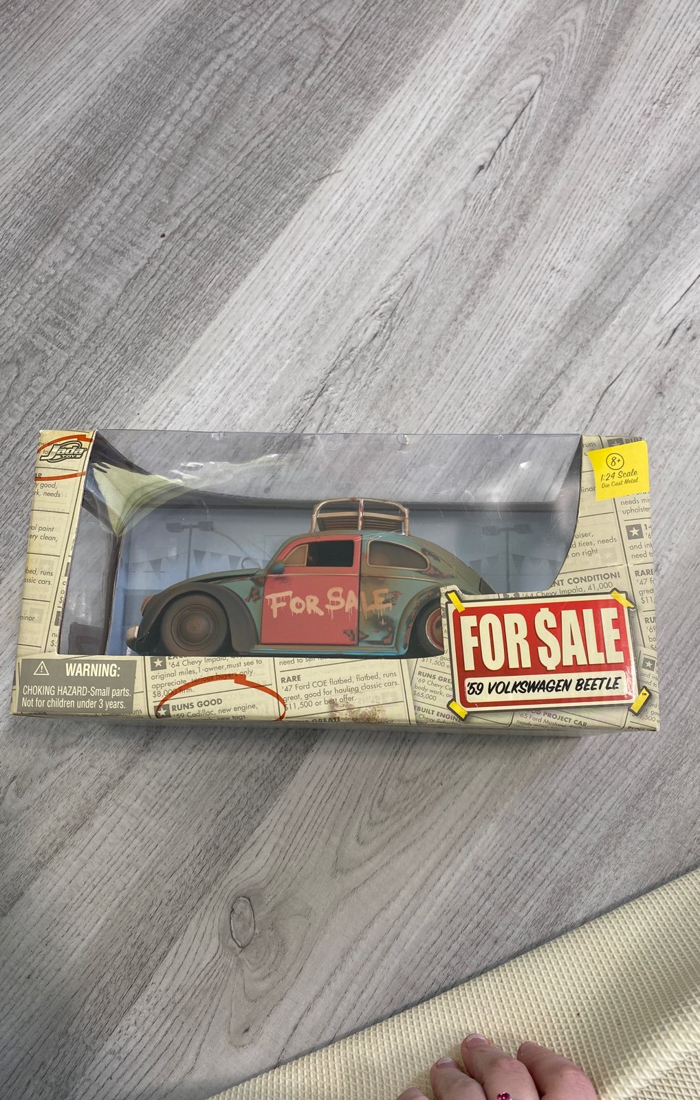 '59 volkswagen beetle toy car
