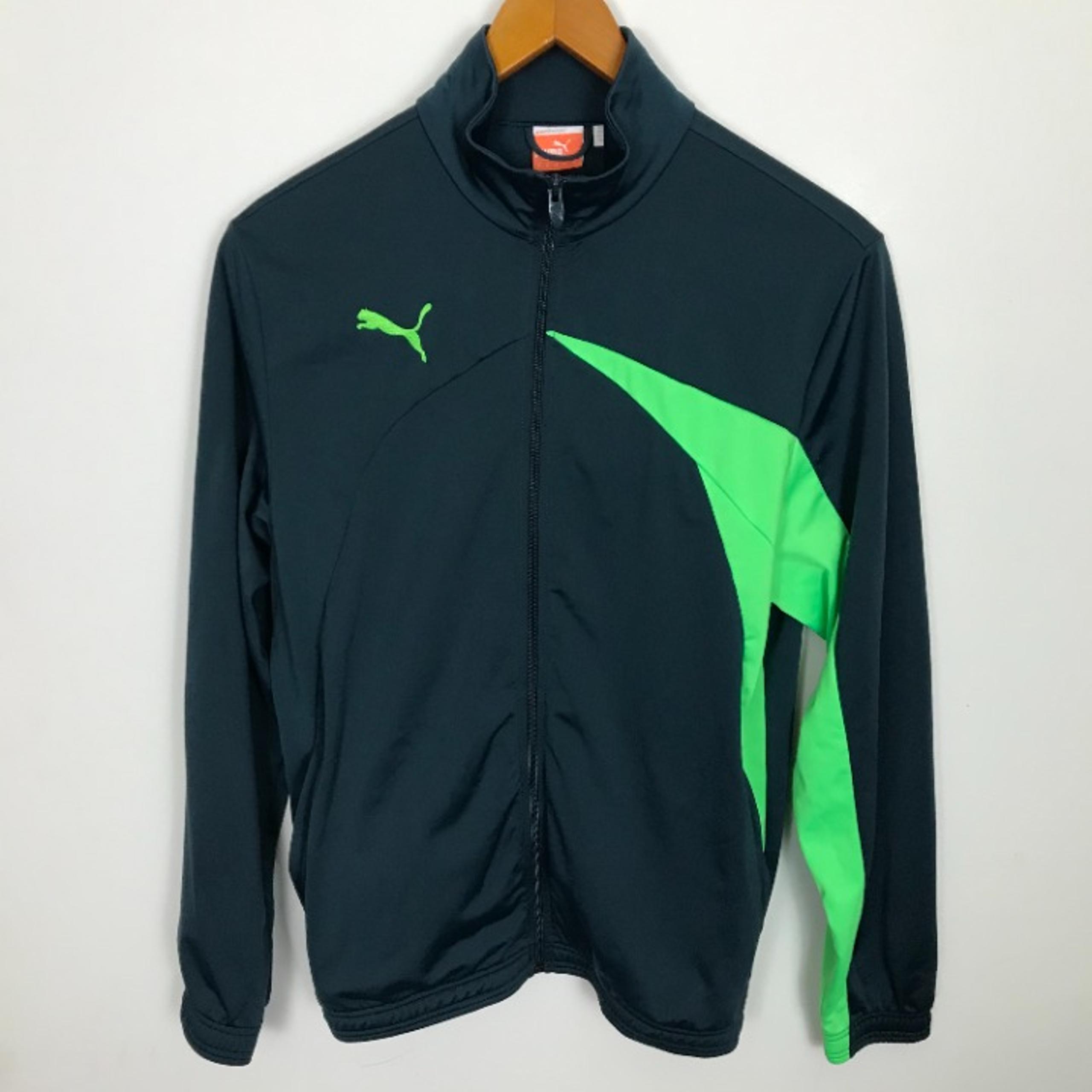 Puma Men Blue Green M Zip Jacket
