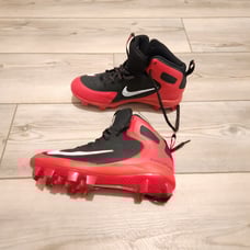 Nike Max Air Alpha Huarache Elite Baseball Cleats Red Black 923428 610 Size 5Y