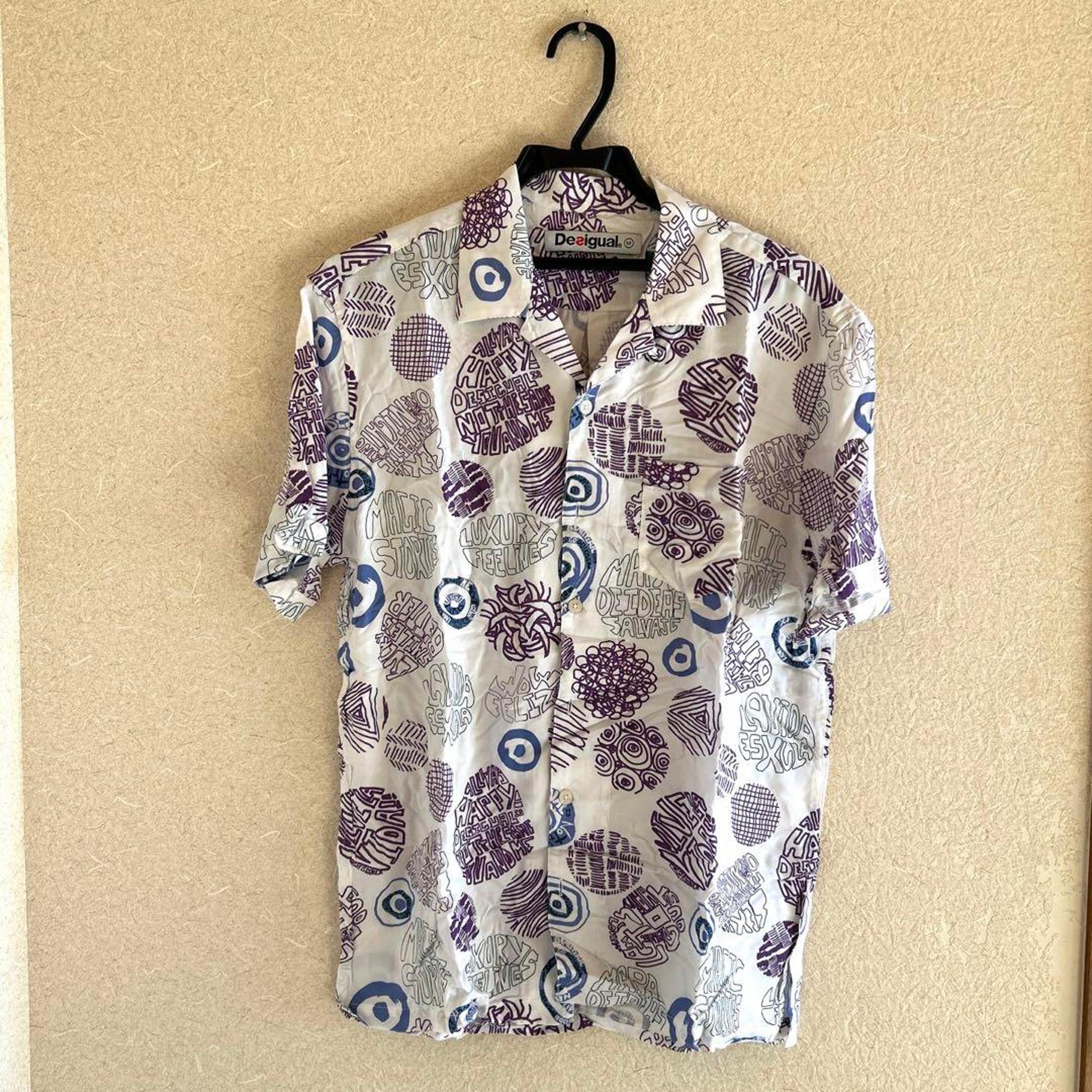 Unused Desigual short-sleeved shirt, size M (equivalent to L), men's