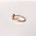 10k Rose Gold Diamond Ring Vintage