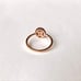 10k Rose Gold Diamond Ring Vintage