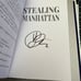 Signed Stealing Manhattan book
