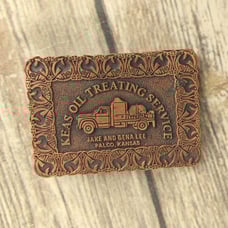 Keas Oil Treating Service Belt Buckle