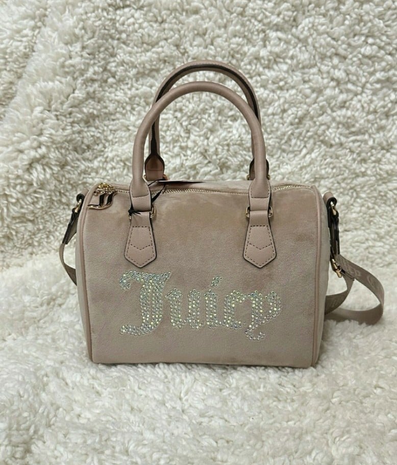 Juicy Couture Obsession Satchel Tan Cafe beige