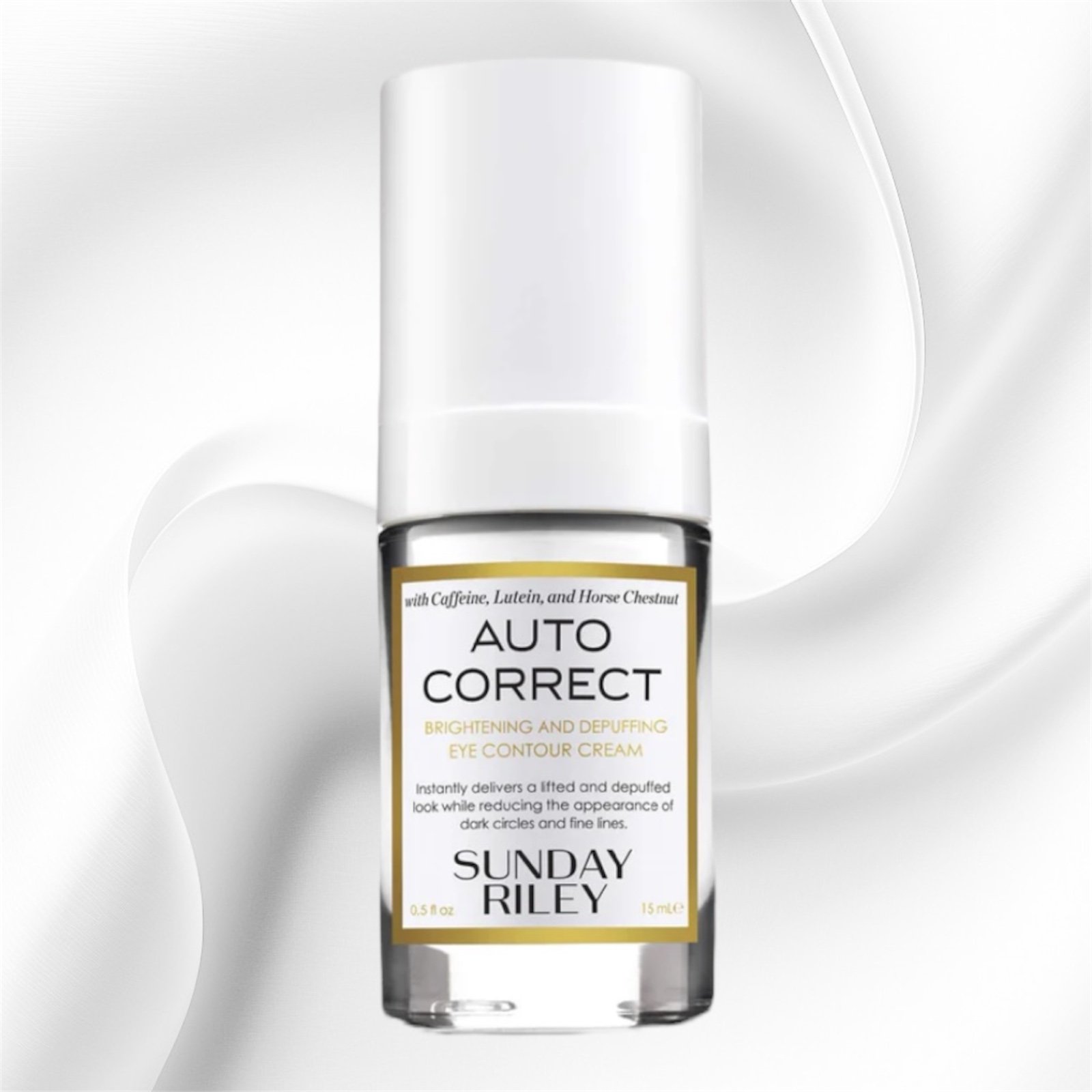 [New] Sunday Riley Auto Correct Brightening and Depuffing Eye Contour Cream