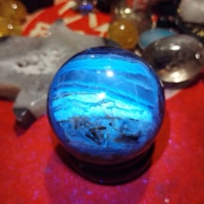 Chocolate fluorite sphere