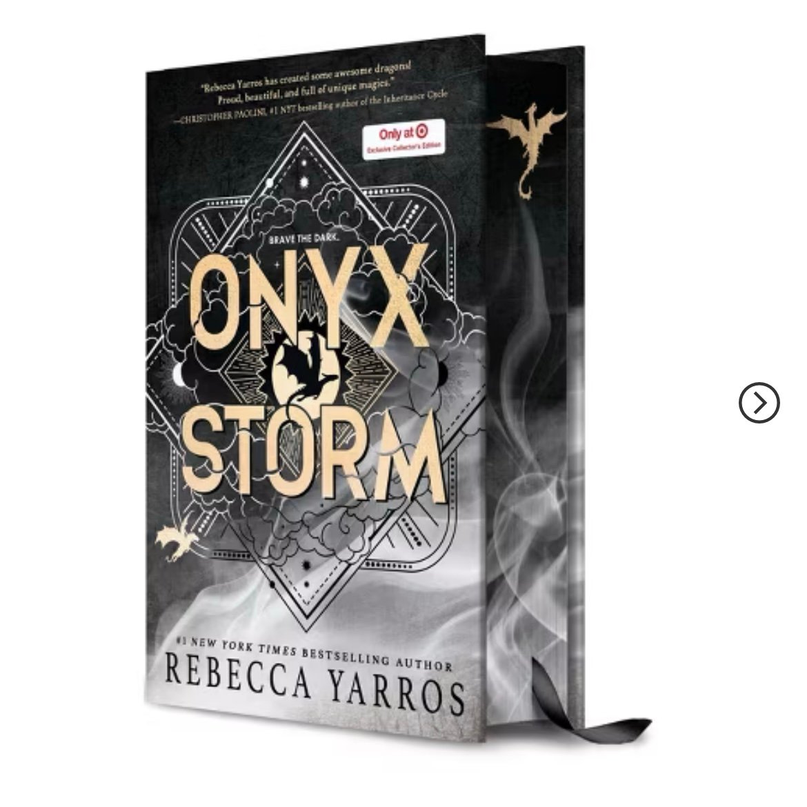 Onyx Storm Target Exclusive Collector’s Edition by Rebecca Yarros Hardcover Book