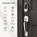 Hornbill Smart Door Lock Set: WiFi Deadbolt with Handles, Alexa, & Fingerprint