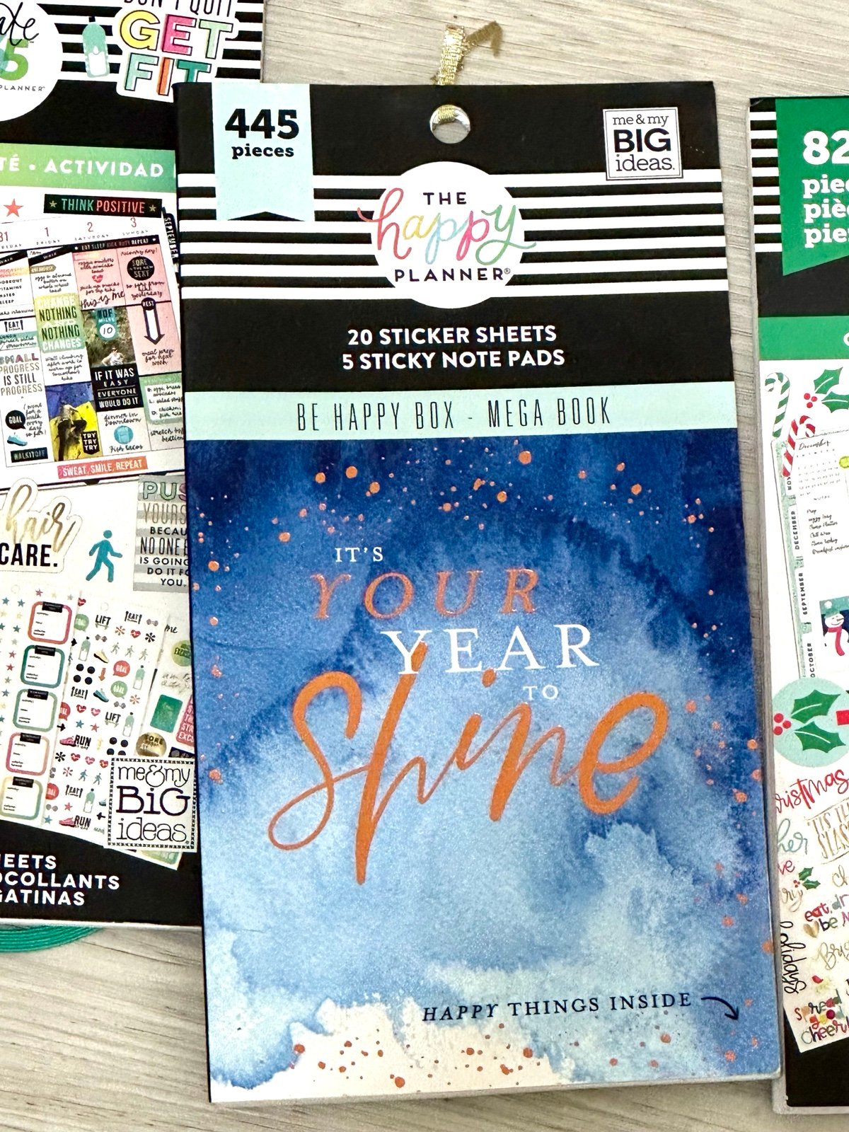 happy planner sticker book
