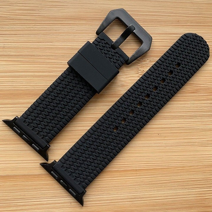 Only Band - Tire Tread Strap for Apple watch Ultra Band 42/44/45/49mm Silicone