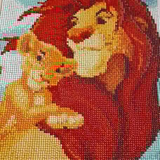 Finished The Lion King Diamond Painting~~Over 11,000 Diamonds~~Not a Kit~