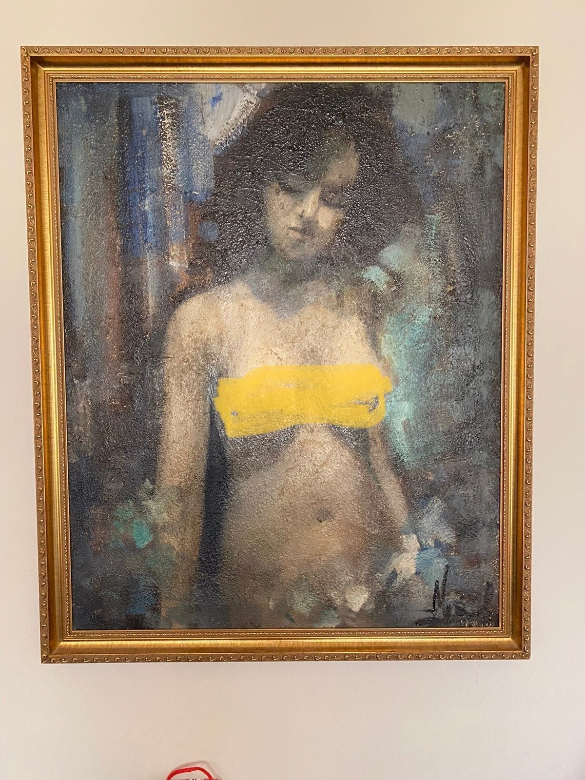 Spanish painting of Nude woman