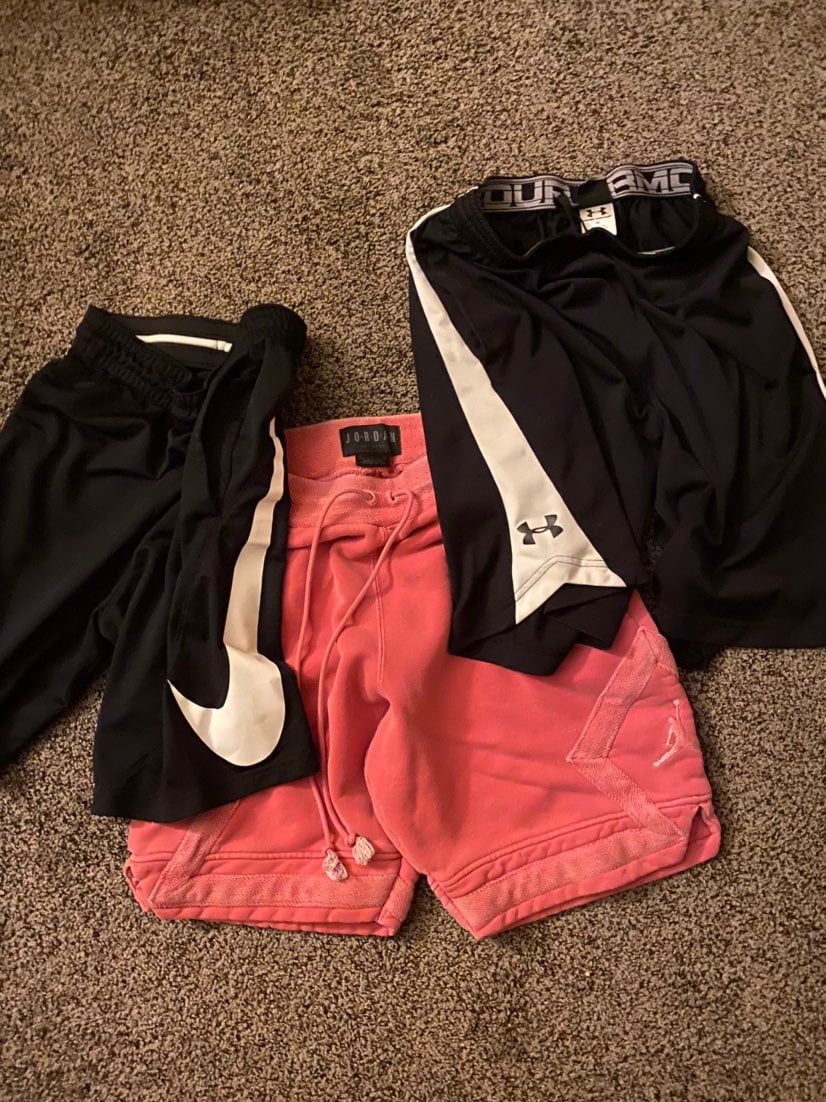 Men's small assorted athletic shorts