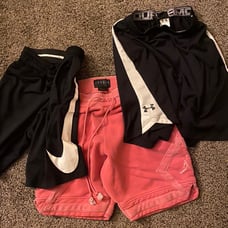 Men's small assorted athletic shorts