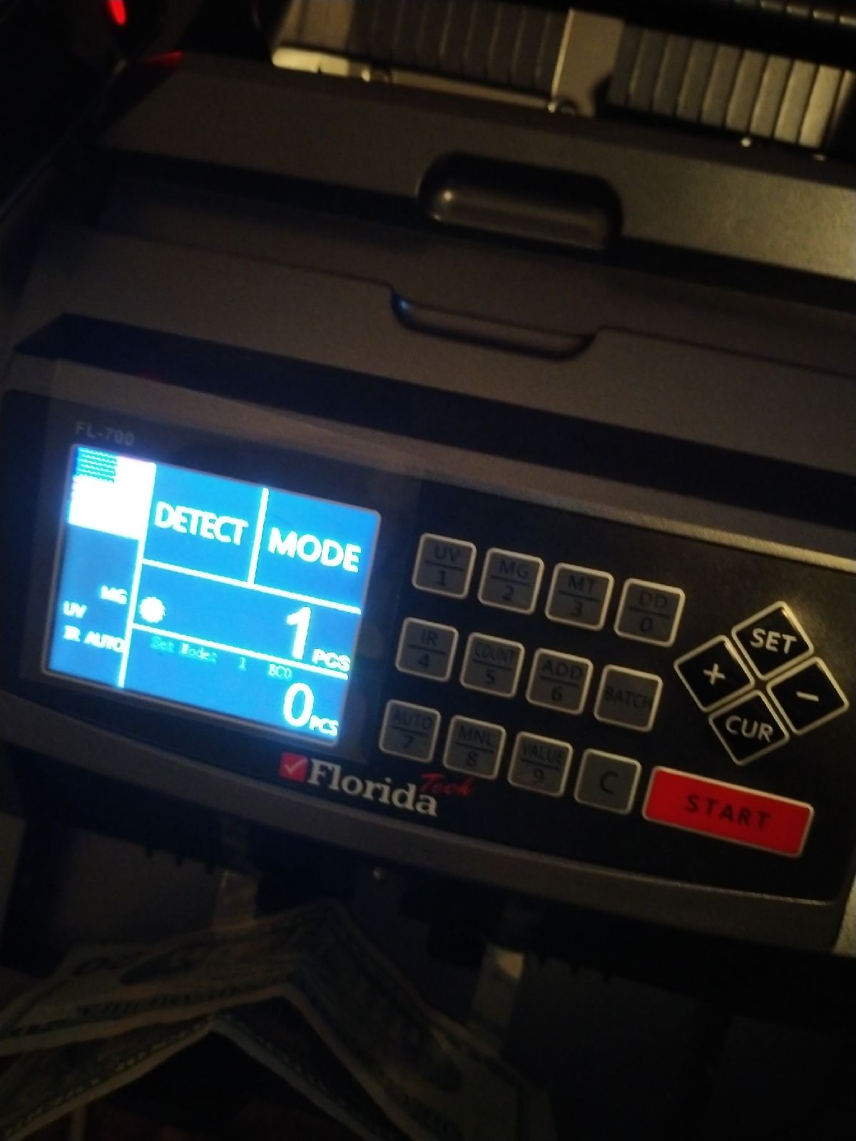 Money counter machine