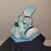 Light Teal Sleepy Fox Diaper Trycycle cake-gender neutral-**Free Shipping **