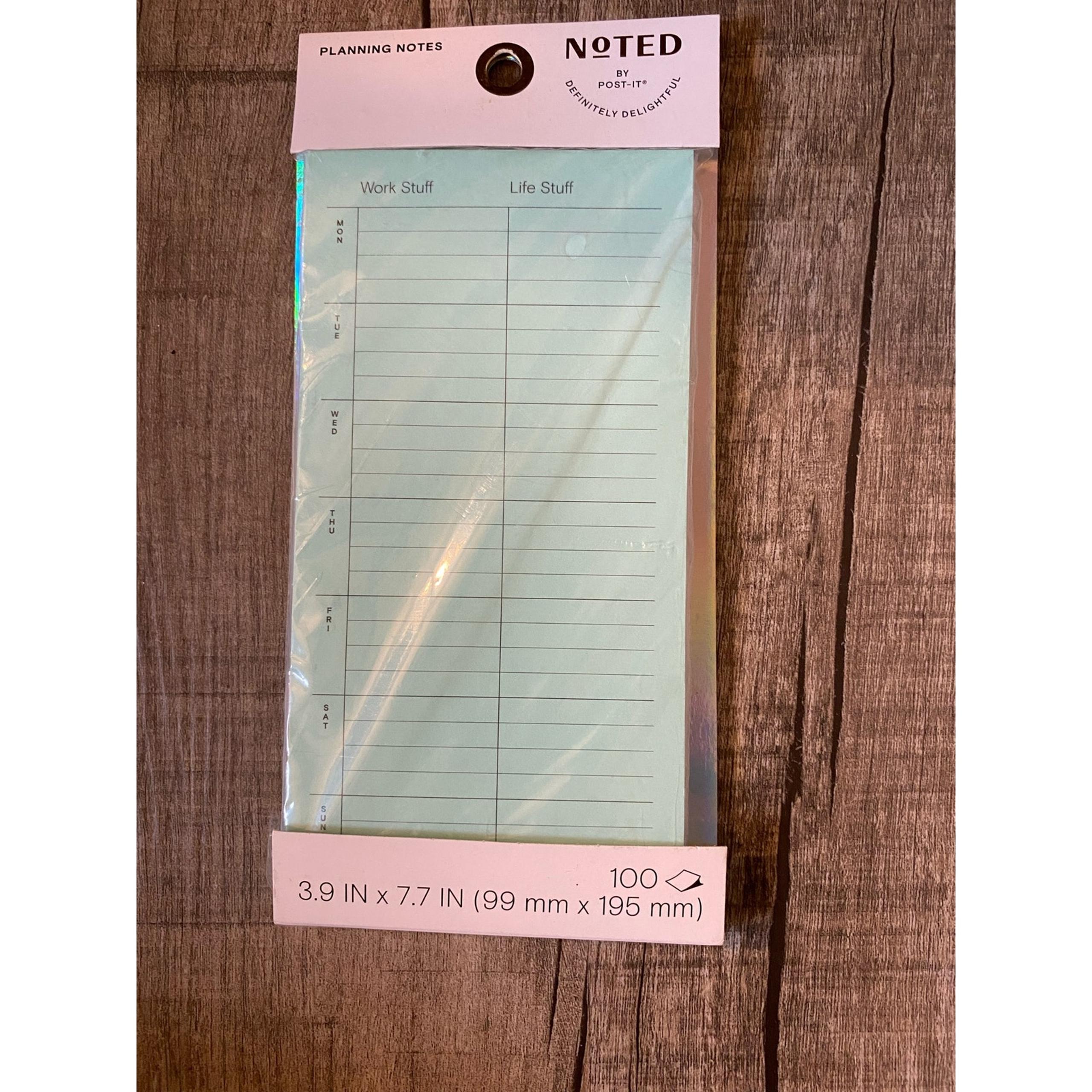 Planning Notes Post It Notes