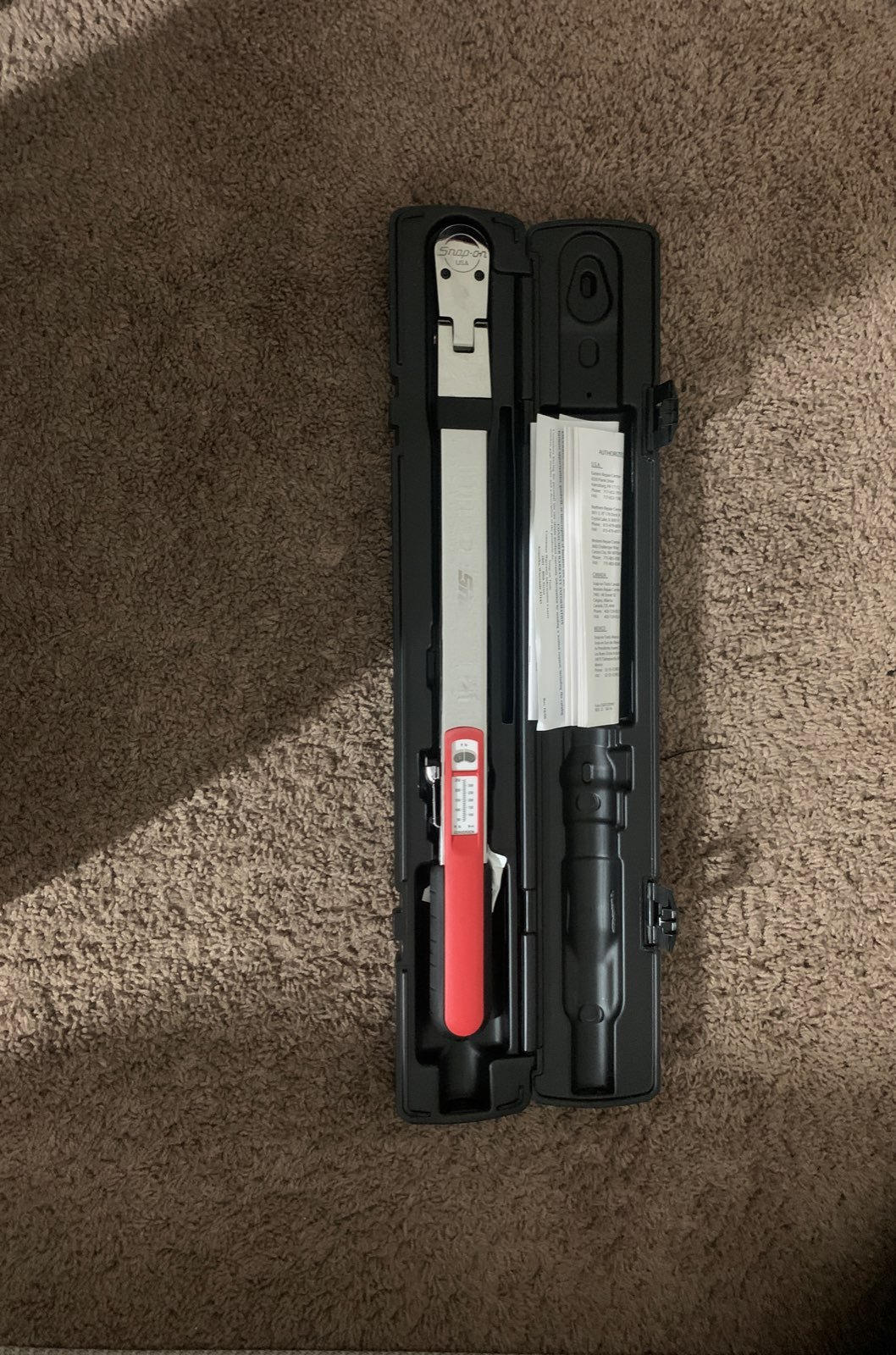 snap on torque wrench